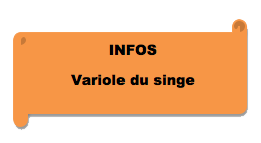 Infos variole du singe